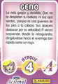 Geno - regular card back