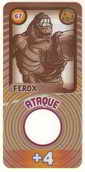 Ferox - plastic card front