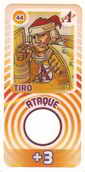 Tiro - plastic card front