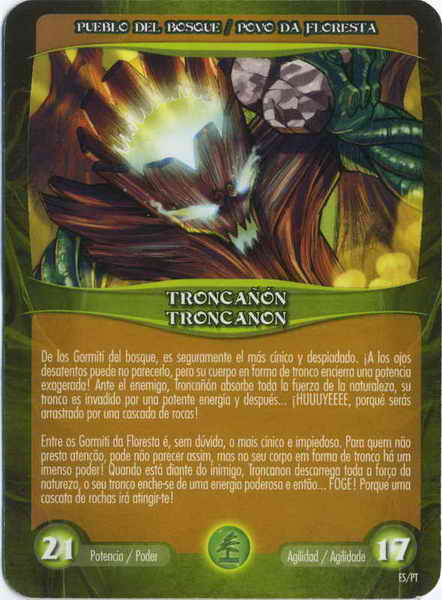 Troncañón (card)