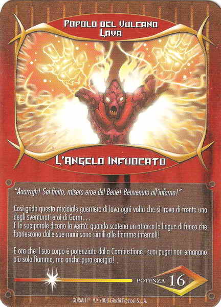Angelo infuocato (card)