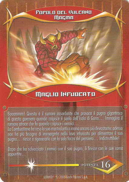 Maglio infuocato (card)
