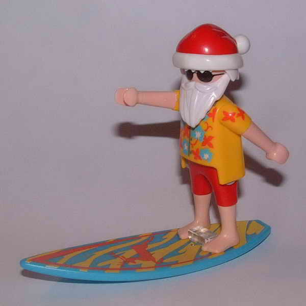 11 · Christmas Surfer - figure