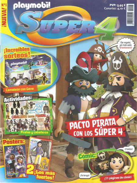 01 Pirate Pact with the Super 4 · Sharkbeard - magazine