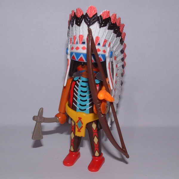 06 - Native Attack · Native Chief - figure