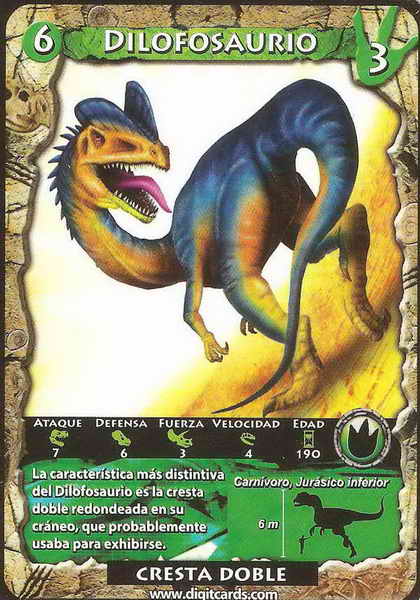 Dilophosaurus (combat card)