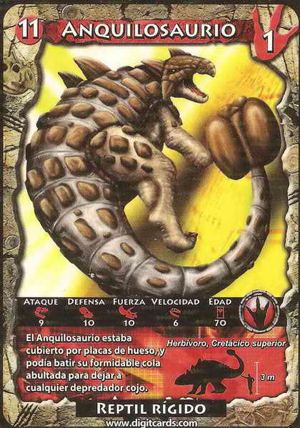Ankylosaurus (combat card)