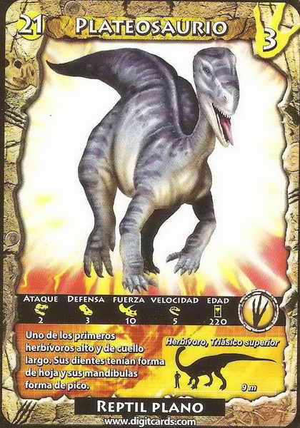 Plateosaurus (combat card)
