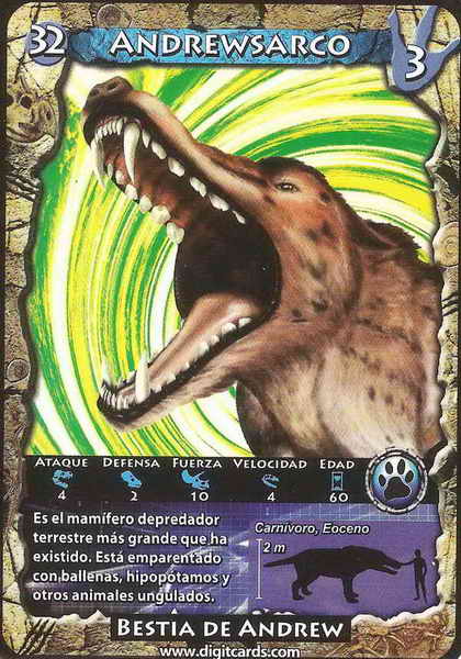 32 · Andrewsarchus (combat card)