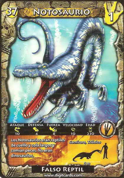 37 · Nothosaurus (combat card)