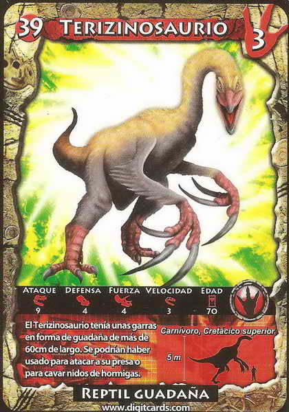 39 · Therizinosaurus (combat card)