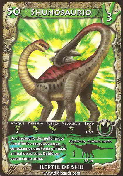 50 · Shunosaurus (combat card)