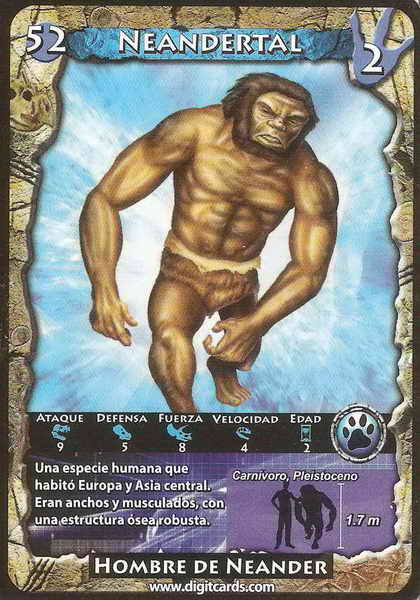 52 · Neanderthal (combat card)