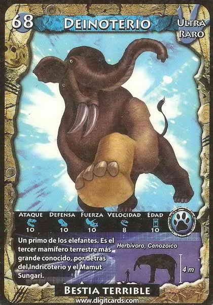 68 · Deinotherium (combat card)