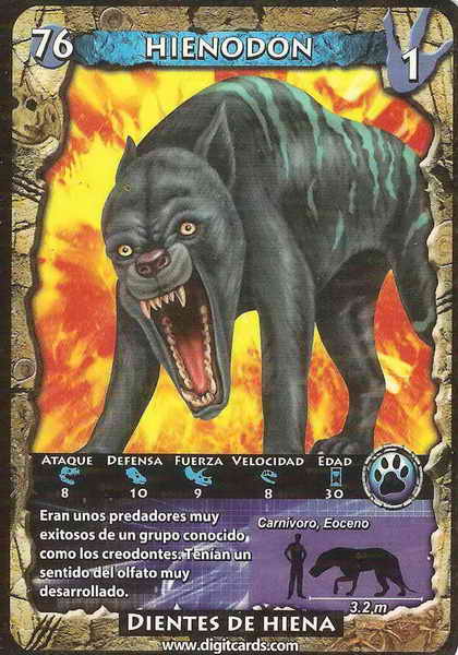76 · Hyaenodon (combat card)