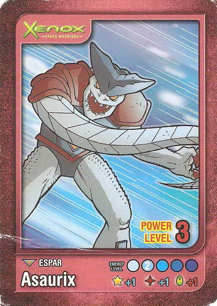 Asaurix: card front