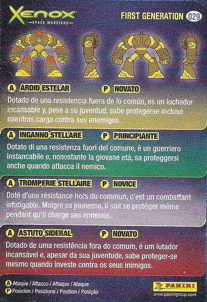 Gaxxip: card back